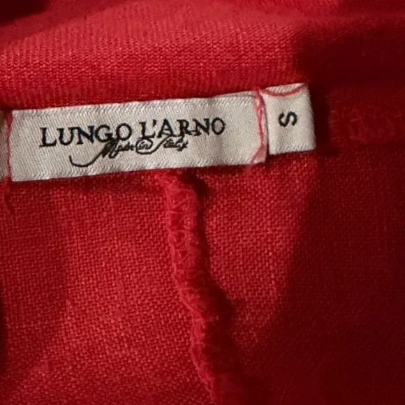 Lungo L’Arno Italian Linen Maxi Dress Resort Style | Size S‎ - Picture 2 of 7